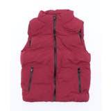 レッド | カジュアルダウンベスト 防寒対策 暖かいスタンドカラー | aimoha men