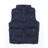 ブルー | カジュアルダウンベスト 防寒対策 暖かいスタンドカラー | aimoha men