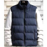 カジュアルダウンベスト 防寒対策 暖かいスタンドカラー | aimoha men | 詳細画像6 