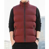 カジュアルダウンベスト 防寒対策 暖かいスタンドカラー | aimoha men | 詳細画像11 