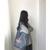 内ポケット付き韓国風ロゴトート トートバッグ | aimoha | 詳細画像6