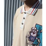 スウェット HOOK アメカジキャラクター刺繍袖切り替えポロスウェット | HOOK | 詳細画像13