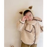 韓国子供服 暖かいボアジャケット+マフラーセット キッズ | aimoha kids | 詳細画像6