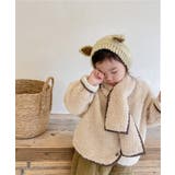 韓国子供服 暖かいボアジャケット+マフラーセット キッズ | aimoha kids | 詳細画像8
