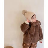 韓国子供服 暖かいボアジャケット+マフラーセット キッズ | aimoha kids | 詳細画像10