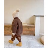 韓国子供服 暖かいボアジャケット+マフラーセット キッズ | aimoha kids | 詳細画像12