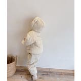 韓国子供服 クマ耳付き 暖かいフード付き中綿ジャケット | aimoha kids | 詳細画像16