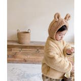 韓国子供服 クマ刺繍暖かいボアジャケット キッズ | aimoha kids | 詳細画像1