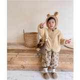 韓国子供服 クマ刺繍暖かいボアジャケット キッズ | aimoha kids | 詳細画像4