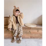韓国子供服 クマ刺繍暖かいボアジャケット キッズ | aimoha kids | 詳細画像5