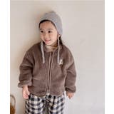韓国子供服 クマ刺繍暖かいボアジャケット キッズ | aimoha kids | 詳細画像7