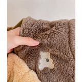韓国子供服 クマ刺繍暖かいボアジャケット キッズ | aimoha kids | 詳細画像13