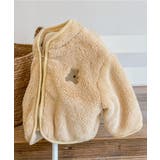 韓国子供服 クマ刺繍暖かいボアジャケット キッズ | aimoha kids | 詳細画像17