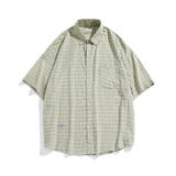 きれいめ半袖チェック柄シャツ 韓国ファッション ストリート系 | HOOK | 詳細画像12