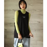 aimohaオリジナル蝶々クラゲ刺繍刺繍バックスリットカットソーベスト | aimoha | 詳細画像12