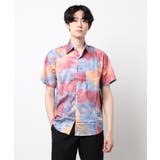 タイダイ柄半そで開襟シャツ Tシャツ 夏服 | aimoha men | 詳細画像11