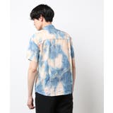 タイダイ柄半そで開襟シャツ Tシャツ 夏服 | aimoha men | 詳細画像13