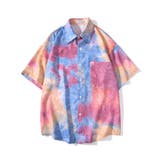 タイダイ柄半そで開襟シャツ Tシャツ 夏服 | aimoha men | 詳細画像10