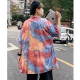 タイダイ柄半そで開襟シャツ Tシャツ 夏服 | aimoha men | 詳細画像8