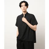 サラサラ立ち襟半袖シャツ オーバーサイズ Tシャツ | aimoha men | 詳細画像14