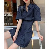 新作 デニムミニワンピース 韓国ファッション | aimoha  | 詳細画像5 