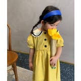 イエロー(ワンピース | かわいい 兄弟姉妹おそろい セーラーカラーセットアップ | aimoha kids