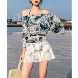 かわいい水着3点セット 韓国ファッション 水着 夏服 秋服 体型カバー【SS】 | aimoha  | 詳細画像9 