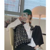 新作 韓国風V柄ベスト ニットベスト | aimoha | 詳細画像10