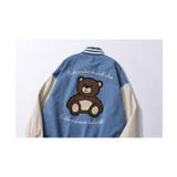 HOOK新作 クマアメカジ袖配色切り替えドッキングブルゾン お揃い | HOOK | 詳細画像10 