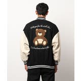 HOOK新作 クマアメカジ袖配色切り替えドッキングブルゾン お揃い | HOOK | 詳細画像13 