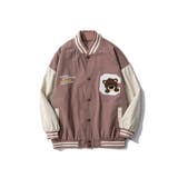 HOOK新作 クマアメカジ袖配色切り替えドッキングブルゾン お揃い | HOOK | 詳細画像4 