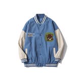 HOOK新作 クマアメカジ袖配色切り替えドッキングブルゾン お揃い | HOOK | 詳細画像6 