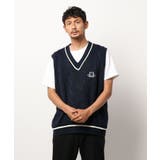 HOOK新作 制服風ワッペン入りベストベスト ユニセックス | HOOK | 詳細画像9 