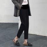 ウェスト調整可能韓国風マタニティ スラックス  | aimoha  | 詳細画像1 