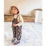 aimoha-KIDS- 可愛い総柄プリントサロペット | aimoha kids | 詳細画像7 