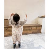 aimoha-KIDS- 可愛い総柄プリントサロペット | aimoha kids | 詳細画像11 