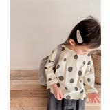 aimoha KIDS レトロ調可愛いドット柄ブラウス | aimoha kids | 詳細画像8