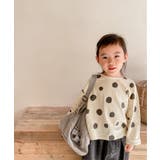 aimoha KIDS レトロ調可愛いドット柄ブラウス | aimoha kids | 詳細画像9