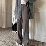 コーデュロイストレートスウェットパンツ | aimoha  | 詳細画像1 