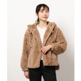 新作 フワフワボアフード付きボアジャケット 韓国ファッション | aimoha  | 詳細画像5 