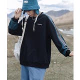 在庫限り 袖配色切り替えスウェット 韓国ファッション | HOOK | 詳細画像5 