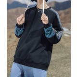 在庫限り 袖配色切り替えスウェット 韓国ファッション | HOOK | 詳細画像6 