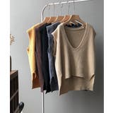 新作 Vネックオーバーベスト 韓国ファッション | aimoha | 詳細画像9