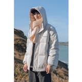 HOOK 英字刺繍中綿 フード付きダウンジャケット | HOOK | 詳細画像5