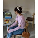 アームウォーマー付きトップス アームウォーマーニットトップスセット | aimoha  | 詳細画像6 