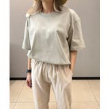 グリーン | シンプルコットンTシャツ【Cotton100％】 tシャツ レディース | aimoha 