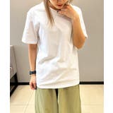 ホワイト | シンプルコットンTシャツ【Cotton100％】 tシャツ レディース | aimoha 