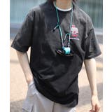 個性派グラデーション暈し染め刺繍ビッグTシャツ 韓国ファッション ストリート系 | HOOK | 詳細画像5