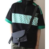 HOOK  original レーシング風ブロックチェック切り替え半袖ハーフジッ… | HOOK | 詳細画像8 