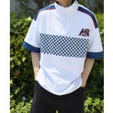 HOOK  original レーシング風ブロックチェック切り替え半袖ハーフジッ… | HOOK | 詳細画像19 